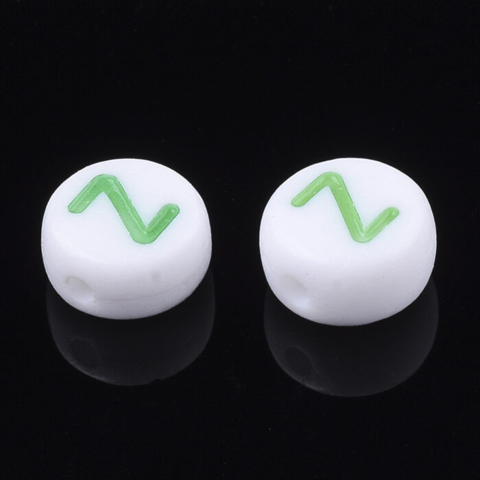 Alphabet Z Letter Beads