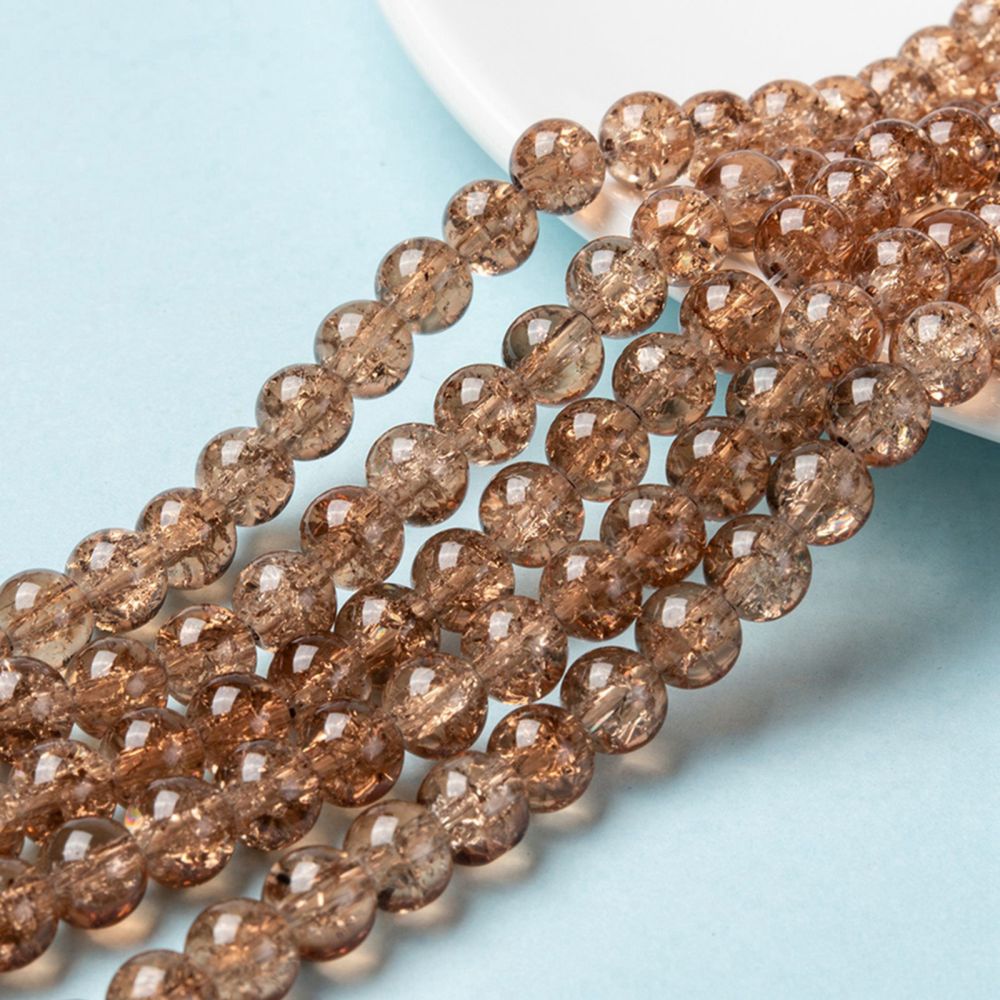 beautiful colour crackle beads