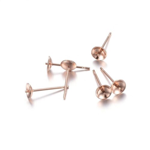 Rose Gold Earring Studs