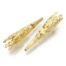 Gold Filegree Metal Cone Bead