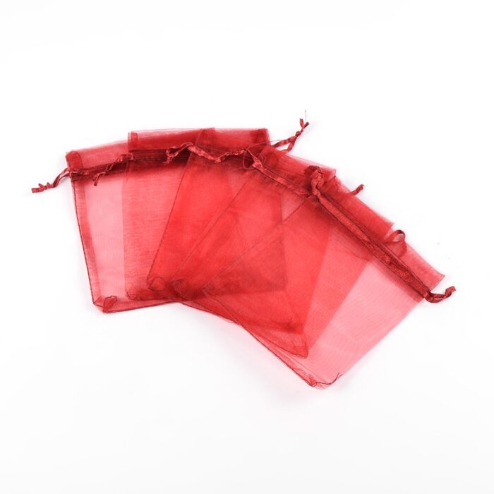 Red Organza Gift Bag Pouch