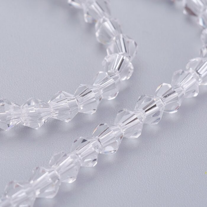 Crystal Czech Bicone Glass Beads