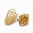 Gold Filegree Cone Metal Bead