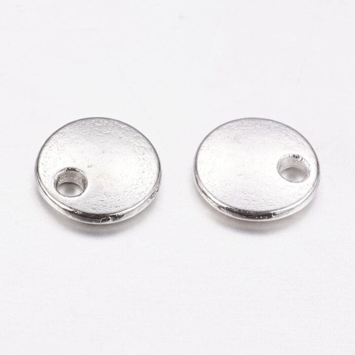 Silver Plated Round Engraving Plate
