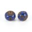 Blue Bronze Kashmiri Beads