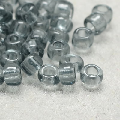 Transparent Gray Seed Beads