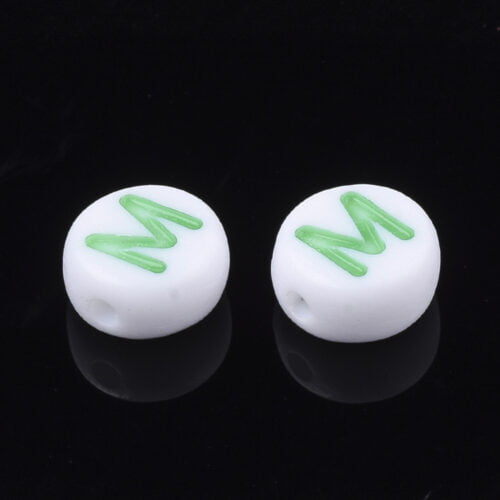 Alphabet M Letter Beads