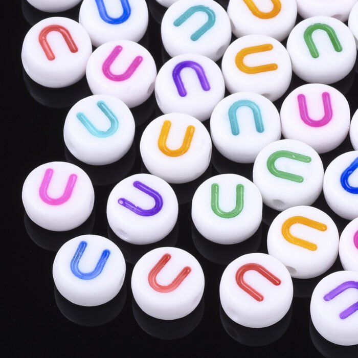 Alphabet U Letter Beads