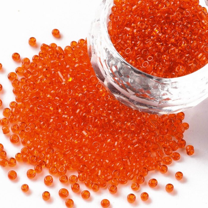 Orange Seed Beads