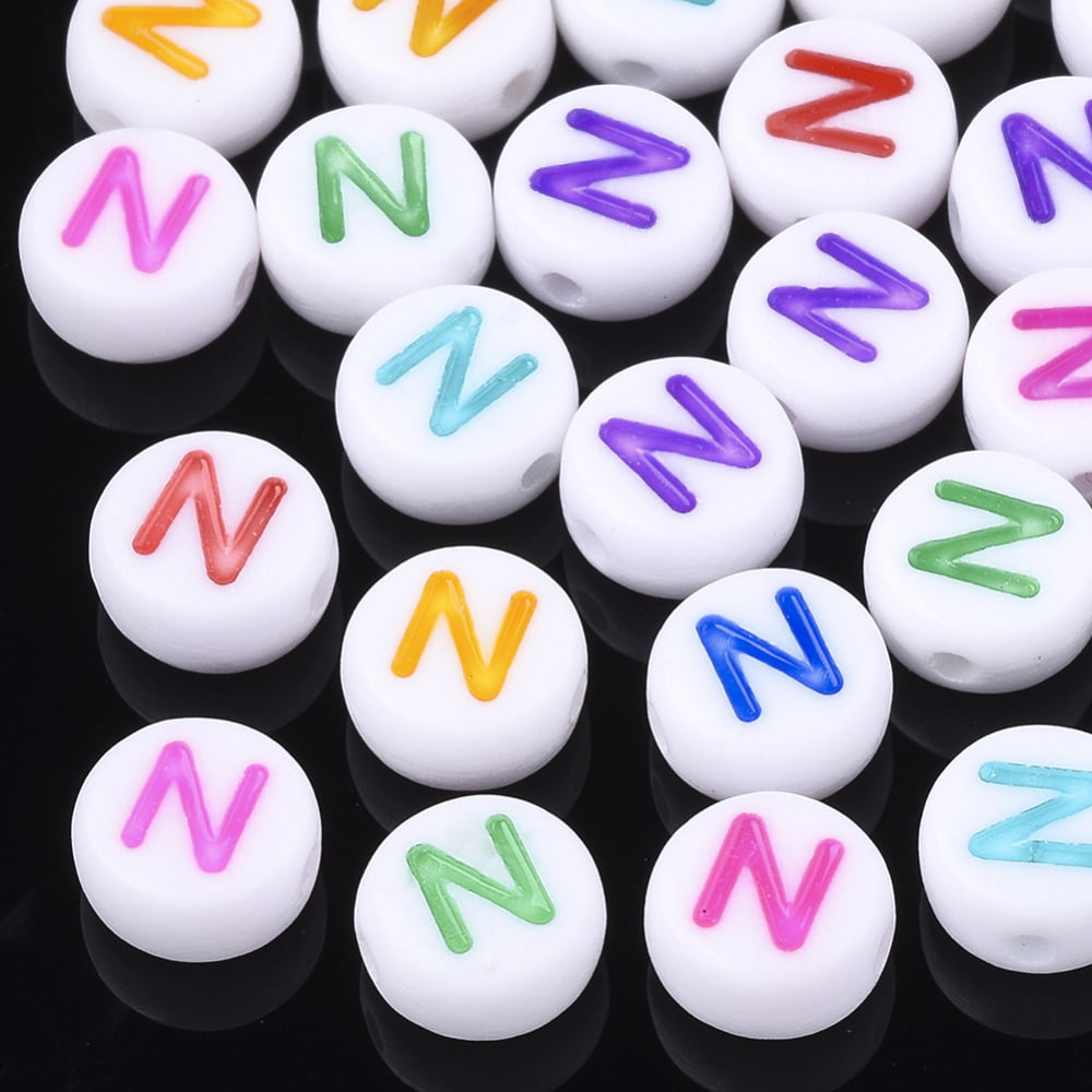 Alphabet N Letter Beads