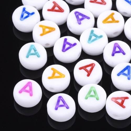 Acrylic Letter Beads