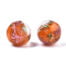 Orange Lampwork Beads
