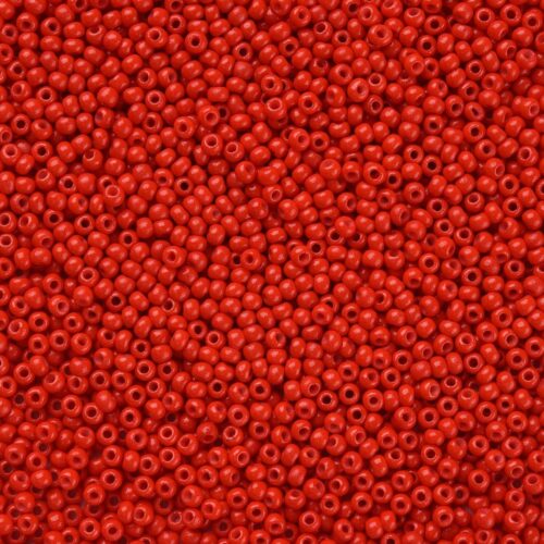 Matte Dark Salmon Seed Beads