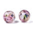 Pink Lampwork Beads 