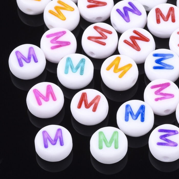 Alphabet M Letter Beads