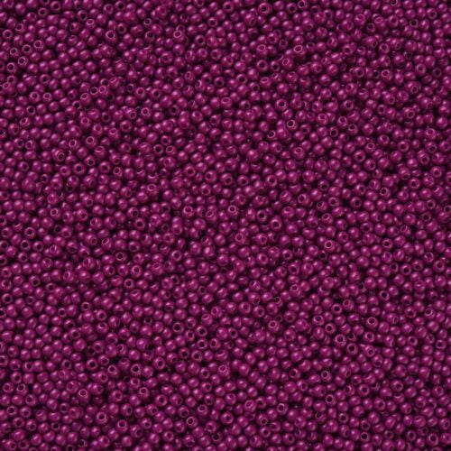 Matte Dark Pink Seed Beads