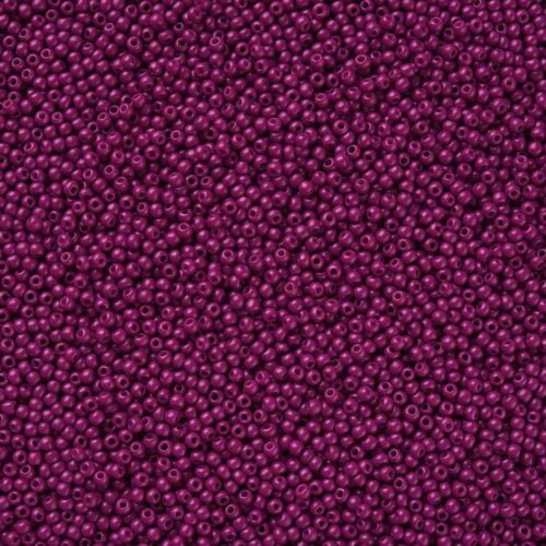 Matte Dark Pink Seed Beads