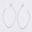 Stylish Stainless Steel Silver Earrings