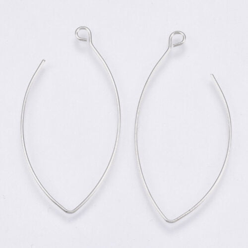 Stainless Steel Silver Earrings