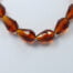 Faceted Brown Tear Drop Glass Beads
