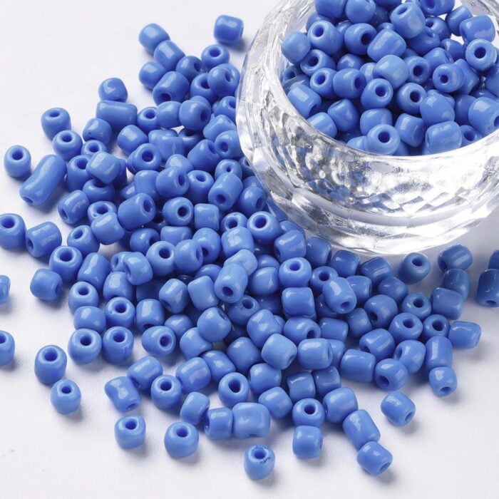 Top Quality Matte Blue Seed Beads