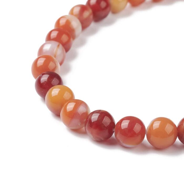 Reddish Brown Lampwork Beads