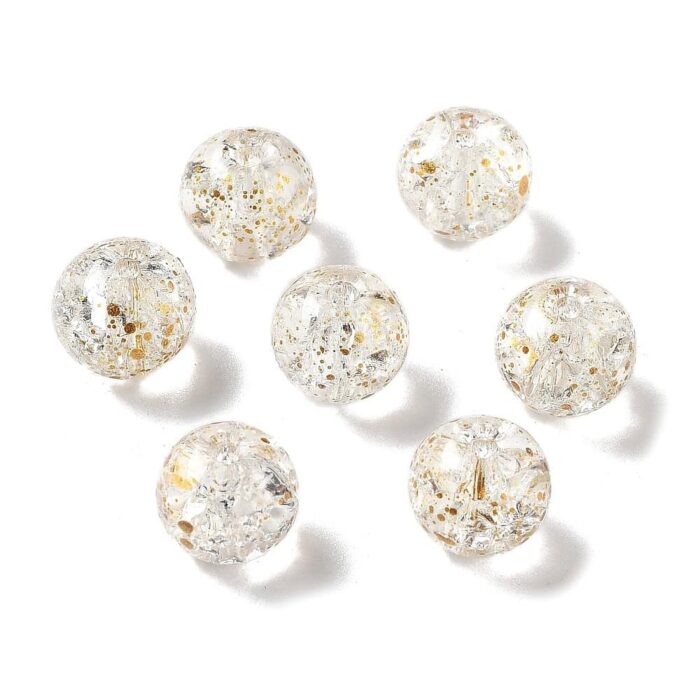 Goldenrod Transparent Lampwork Beads