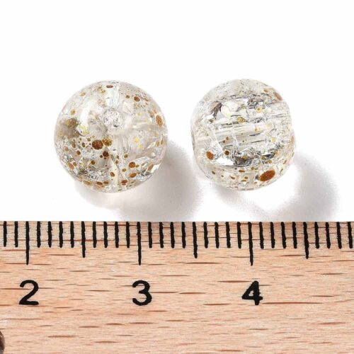 Goldenrod Transparent Lampwork Beads