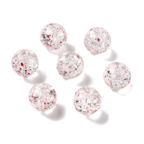 Red Transparent Lampwork Beads