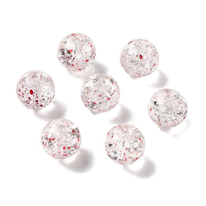 Red Transparent Lampwork Beads