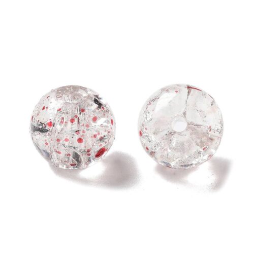 Red Transparent Lampwork Beads