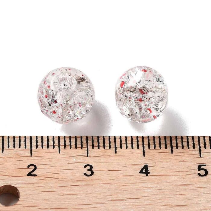 Red Transparent Lampwork Beads