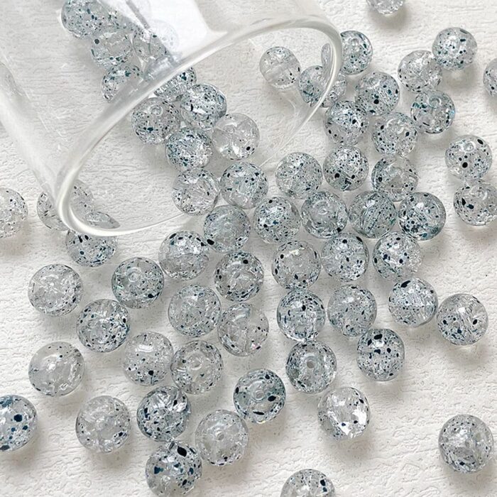 Blue Transparent Lampwork Beads