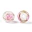 Gold Sand Lampwork Beads