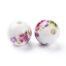 Purple Hues Porcelain Beads