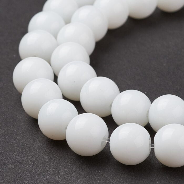 Beautiful New Summer White Glass Beads