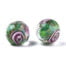 Dark Green Lampwork Beads