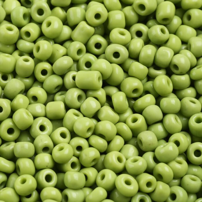 Matte Light Green Seed beads