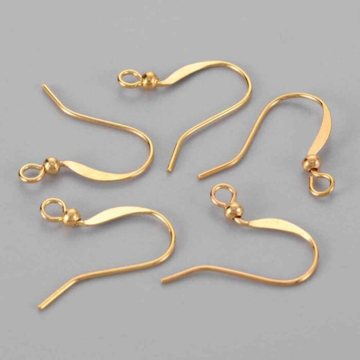 Summer Stock Earrings Hooks - Gold Plated