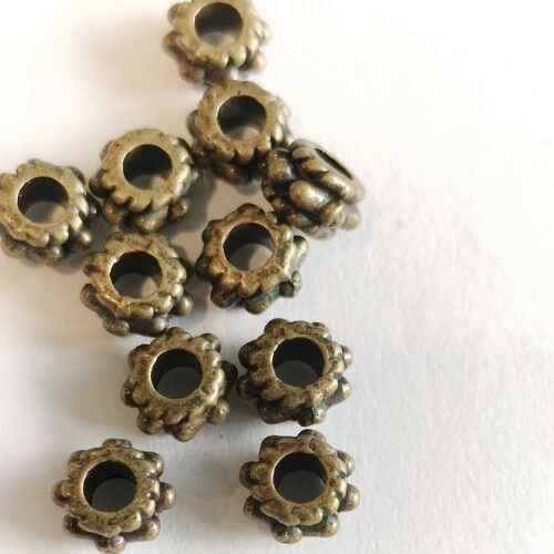 Antique Bronze Metal Spacer Beads