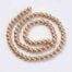 Light Gold Glass Pearl Beads