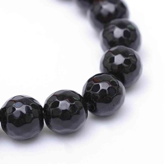 New Summer Jet Faceted Glass Beads - New Item - Buy Online