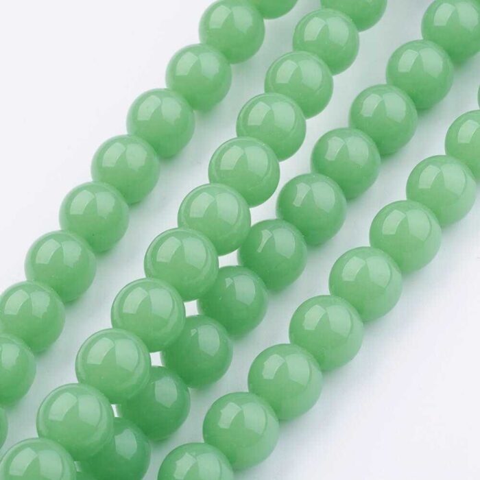 Summer Lime Green glass beads