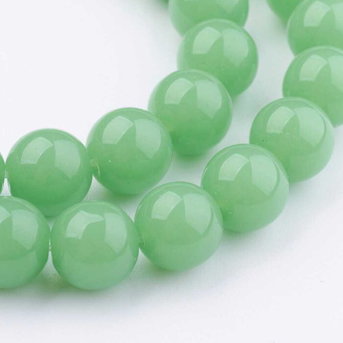 Summer Lime Green glass beads