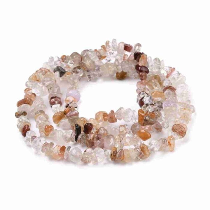 Natural Rutilated Quartz Chipstone