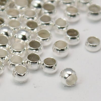 Stainless Steel Silver Tube Crimps