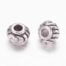 Silver Swirl Metal Spacer Beads