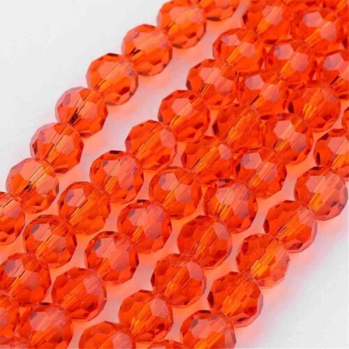 Orange Czech Beads