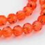 Orange Czech Glass Beads