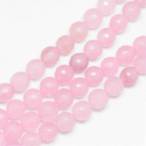 Pink Dyed Jade Gemstones